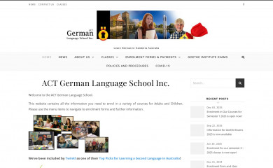 actgermanschool.org.au screenshot