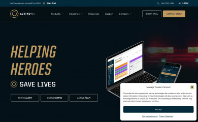 active911.com screenshot