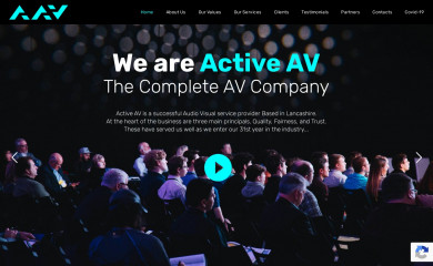 activeaudiovisual.co.uk screenshot