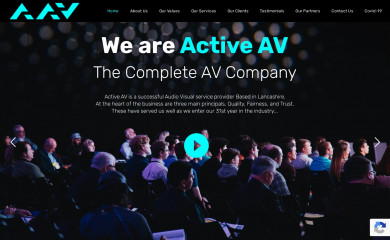 activeav.co.uk screenshot