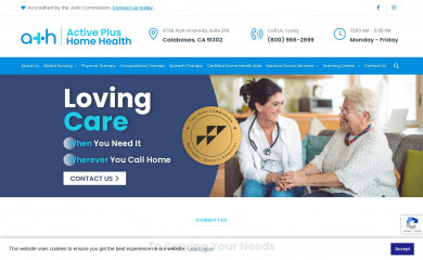 activeplushomehealth.com screenshot