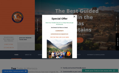 activetreksmorocco.com screenshot