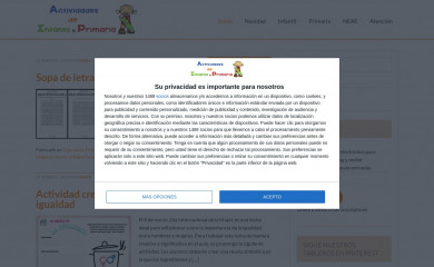 actividadesdeinfantilyprimaria.com screenshot