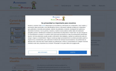 actividadesdeinfantilyprimaria.com screenshot