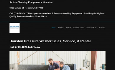 actioncleaning.net screenshot