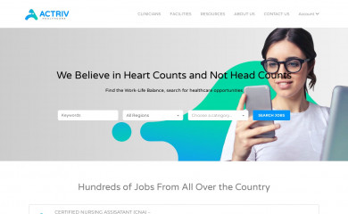 actionhealthcarestaff.com screenshot