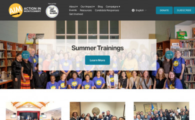 actioninmontgomery.org screenshot