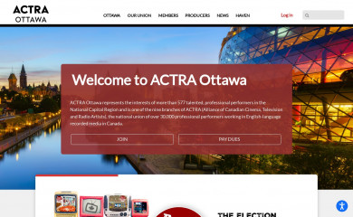 actraottawa.ca screenshot