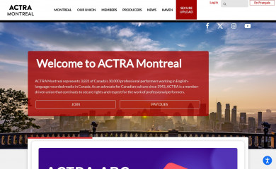 actramontreal.ca screenshot