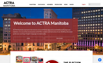 actramanitoba.ca screenshot