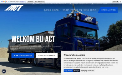 actransport.be screenshot