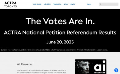 actratoronto.com screenshot