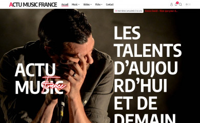 actumusicfrance.fr screenshot