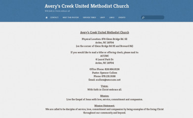 acumc.org screenshot