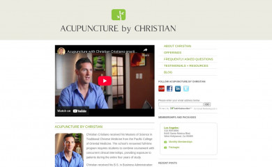 acupuncturebychristian.com screenshot
