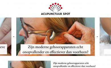 acupunctuurspot.nl screenshot