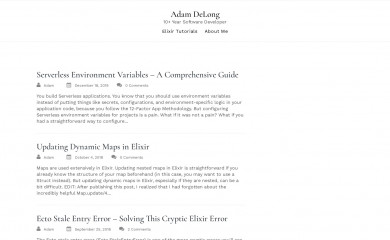 adamdelong.com screenshot