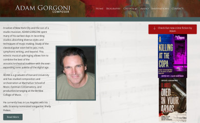 adamgorgoni.com screenshot