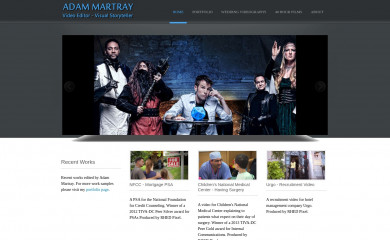 adammartray.com screenshot