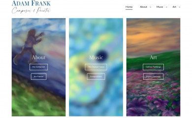 adammfrank.com screenshot