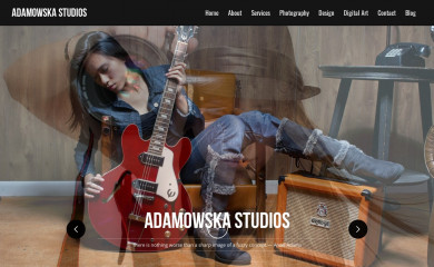 adamowska.com screenshot