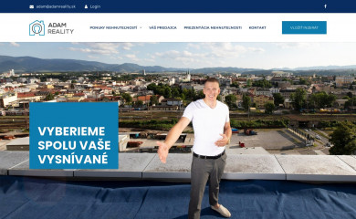 adamreality.sk screenshot