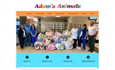 adamsanimals.org screenshot