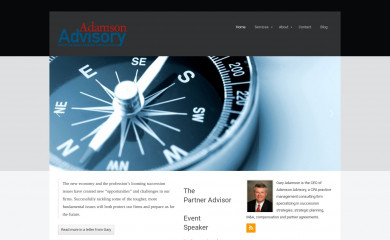 adamsonllc.com screenshot