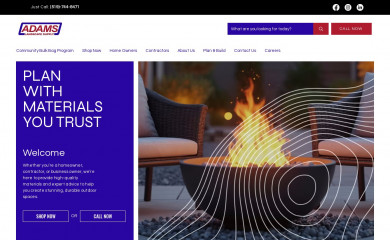 adamslandscapesupply.ca screenshot