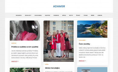 adamsr.sk screenshot