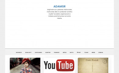 adamsr.sk screenshot
