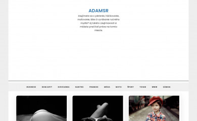 adamsr.sk screenshot