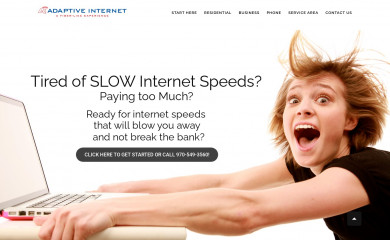 adaptive-internet.com screenshot