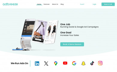 adbreeze.io screenshot