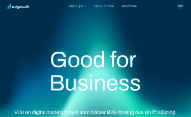 https://adgrowth.se screenshot
