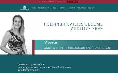 additivefreekids.com.au screenshot