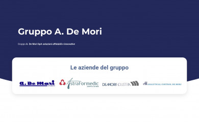 ademorigroup.com screenshot