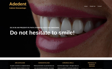 adedent.ro screenshot