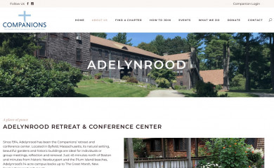 adelynrood.org screenshot