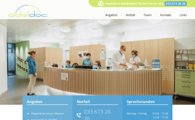 adeldoc.ch screenshot