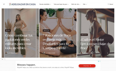 adelgazarencasa.co screenshot