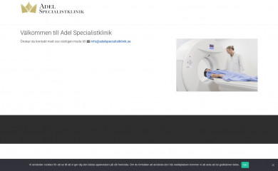 adelspecialistklinik.se screenshot