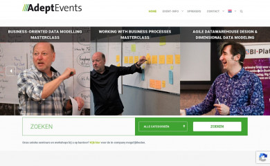 adeptevents.nl screenshot