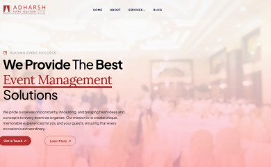 adharshevent.in screenshot