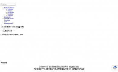 adhestyl.fr screenshot