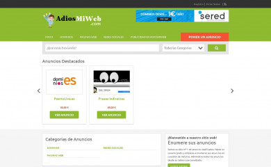 adiosmiweb.com screenshot