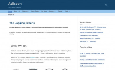 adiscon.com screenshot