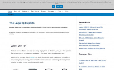 adiscon.com screenshot
