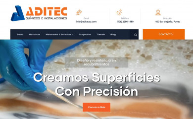 aditeccr.com screenshot