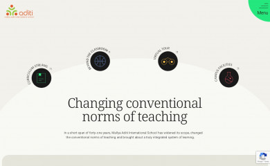 aditi.edu.in screenshot